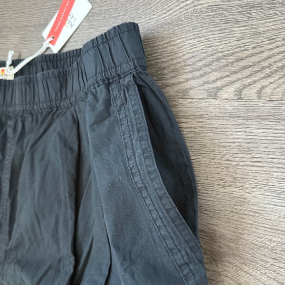 Marine Layer Kyra Poplin Barrel Pant - Size L - Black - NWT - Picture 9 of 12